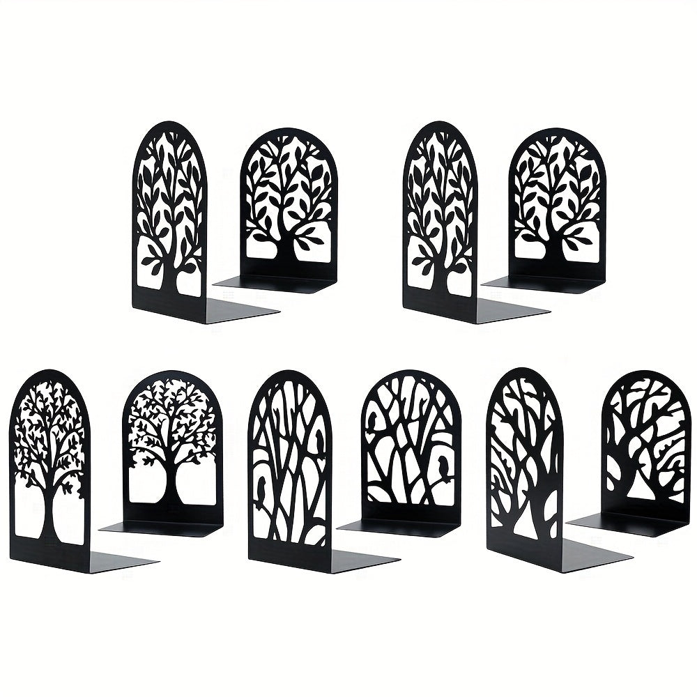 10pcs Tree Pattern Book Stands Metal Book Stand