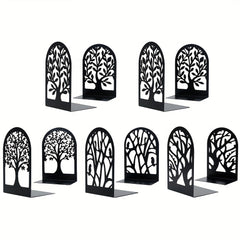 10pcs Tree Pattern Book Stands Metal Book Stand