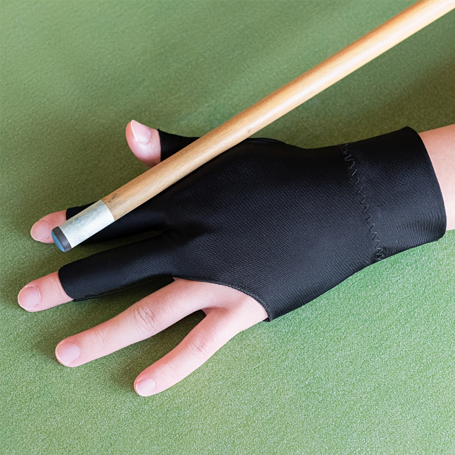 1PC Breathable Fingerless Billiards Gloves for Men and Women