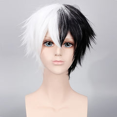 Men's Short Synthetic Hair Wig for Cosplay Halloween Anime Party