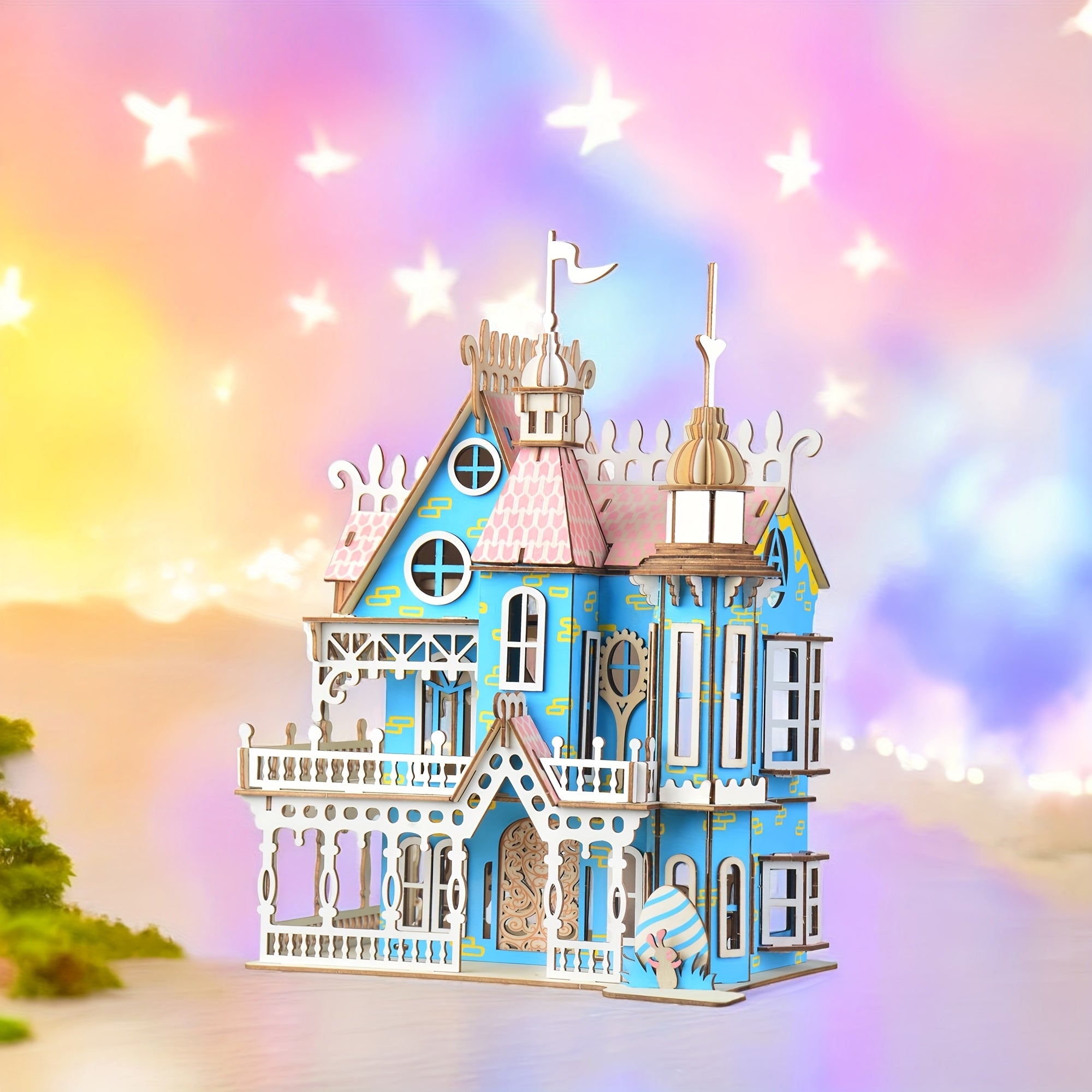 Dream Villa DIY 3D Wooden Puzzle Model
