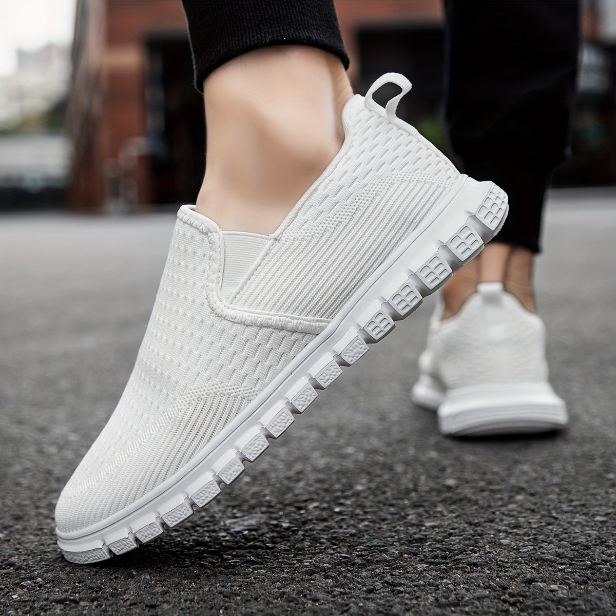 Men's Breathable Slip On Casual Shoes for Traveling Jogging