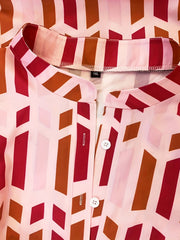 Women's Geometric Print Maxi Dress