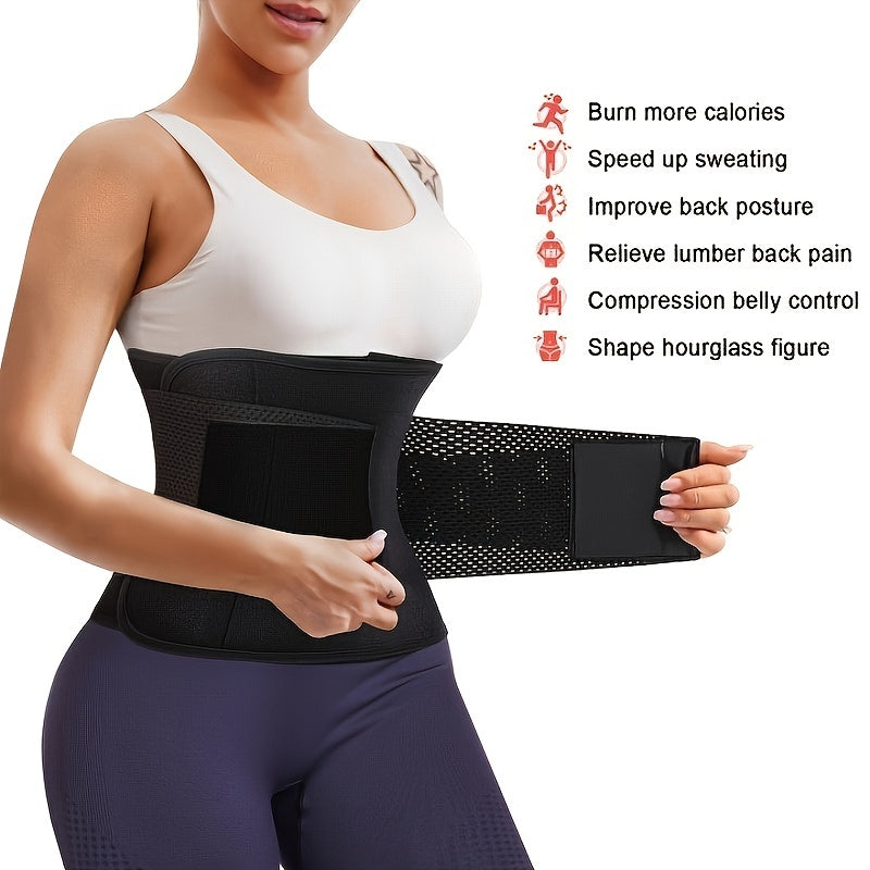 Breathable Waist Trainer Trimmer Belt Tummy Control Wrap Cincher