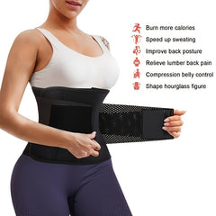 Breathable Waist Trainer Trimmer Belt Tummy Control Wrap Cincher
