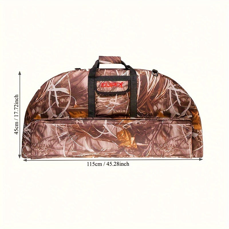 3 inch Canvas Bow Bag - Archery Equipment Storage, Dual Shoulder & Handheld
