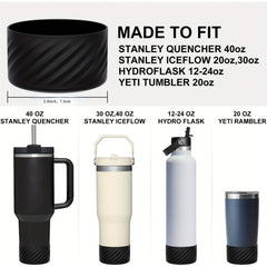 Non Slip Water Bottle Bottom Sleeve Protective Silicone Boot