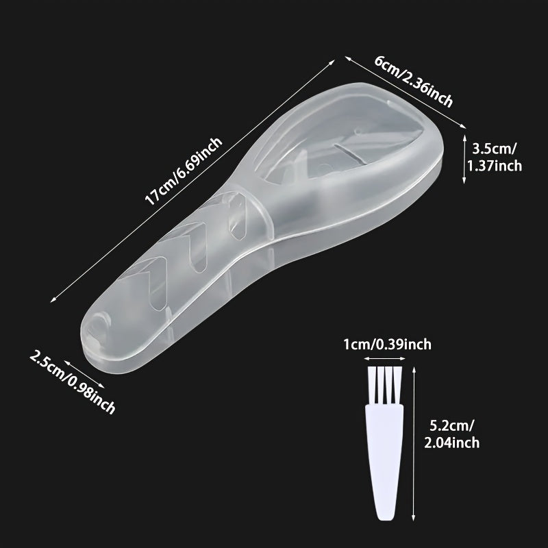 Portable Travel Razor Protector with Hard Case & Cleaning Brush