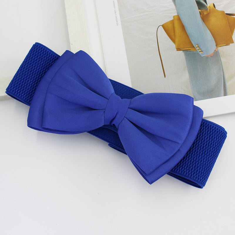 Casual Wide Belt Elastic Girdle Women Corset Dress Belts Waistband