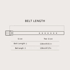 Royal Artificial Diamond Large Buckle Men's Belt