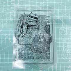 Cat Background Transparent Silicone Stamp
