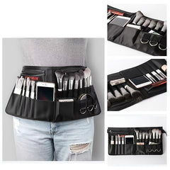 Makeup Brush Bag With Artist Belt Strap For Women