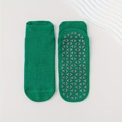 Non Slip Yoga Socks Moisture Wicking Ankle Socks Breathable Dance Pilates Socks