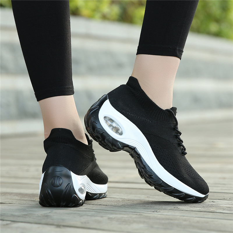Women's Casual Slip on Air Cushion Running Sports Sneakers