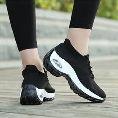 Women's Casual Slip on Air Cushion Running Sports Sneakers