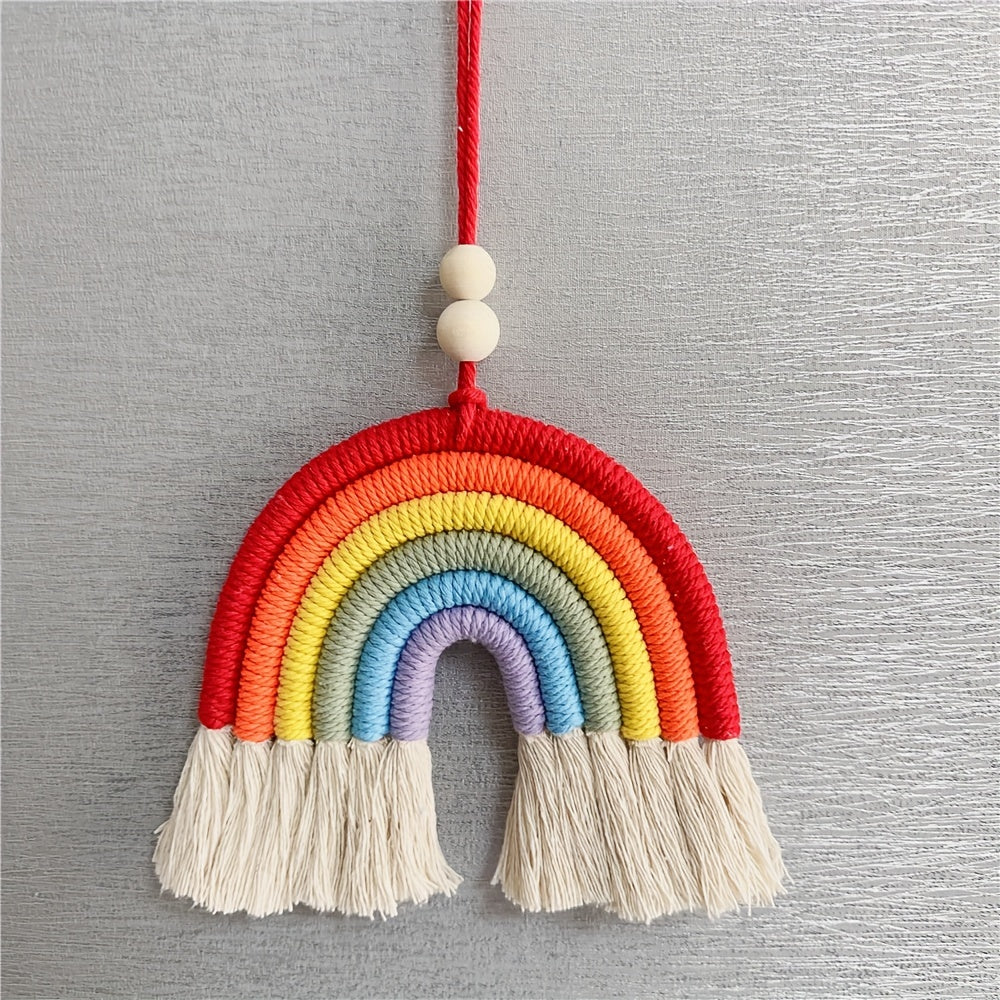 Nordic Style Rainbow Car Hanging Decorative Pendant
