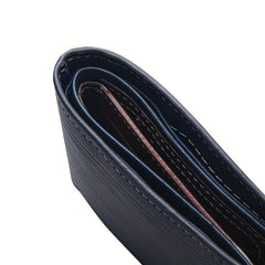 Men's Casual Leather Wallet Zipper Coin Purse Money Clip