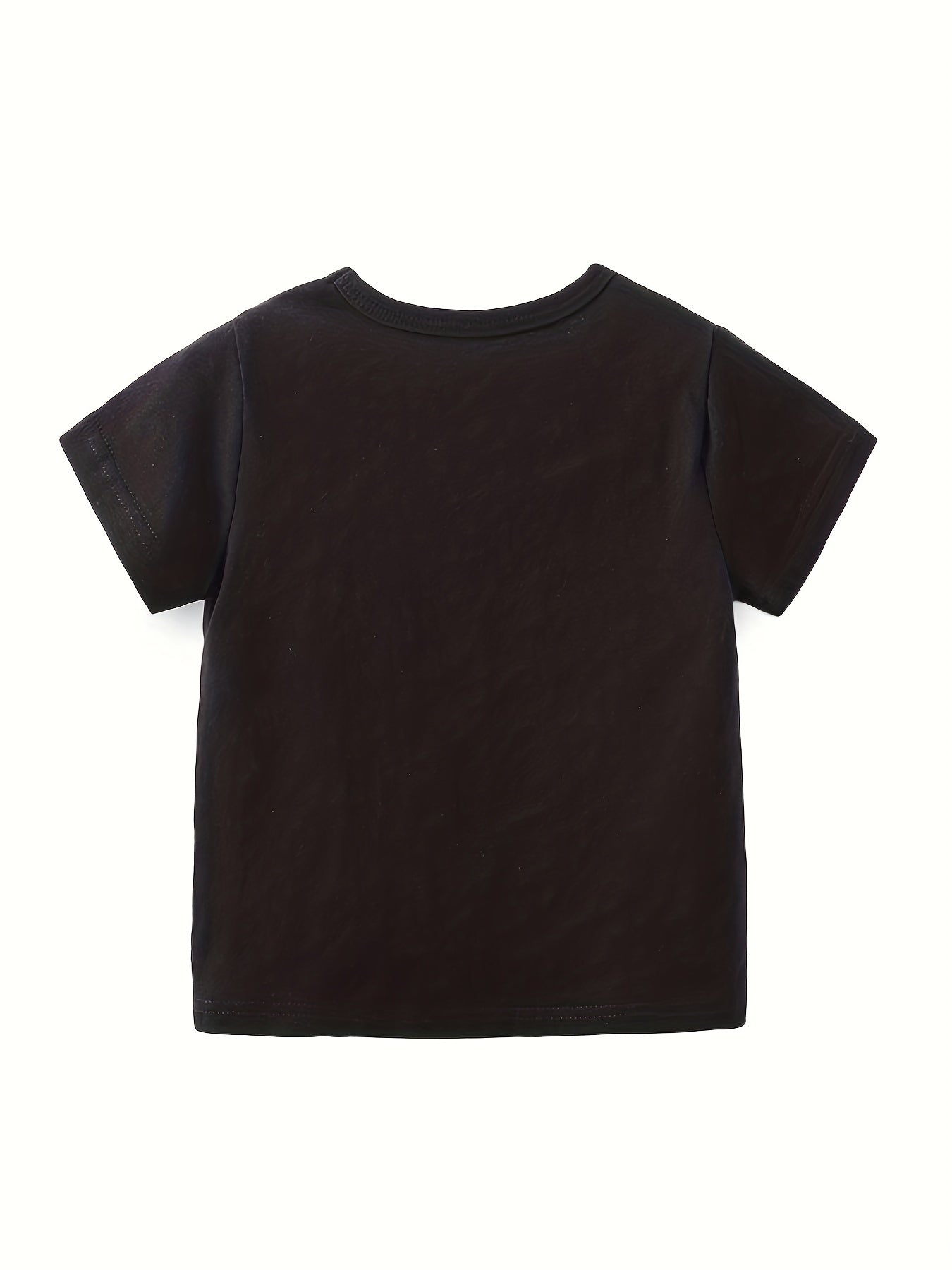 Kids Cartoon Graphic T-shirt Short Sleeve Summer Top