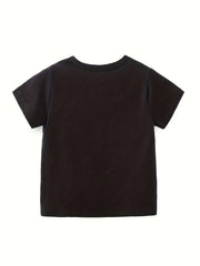Baby Boys Giraffe Print T-shirt Summer Short-sleeved Top