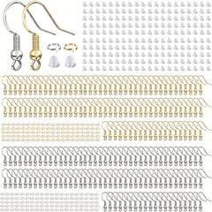 Earring Hooks Kit 600 Pcs with Jump Rings for DIY Jewelry