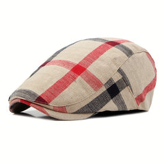 Men's Breathable Beret Hat Vintage Duckbill Cap