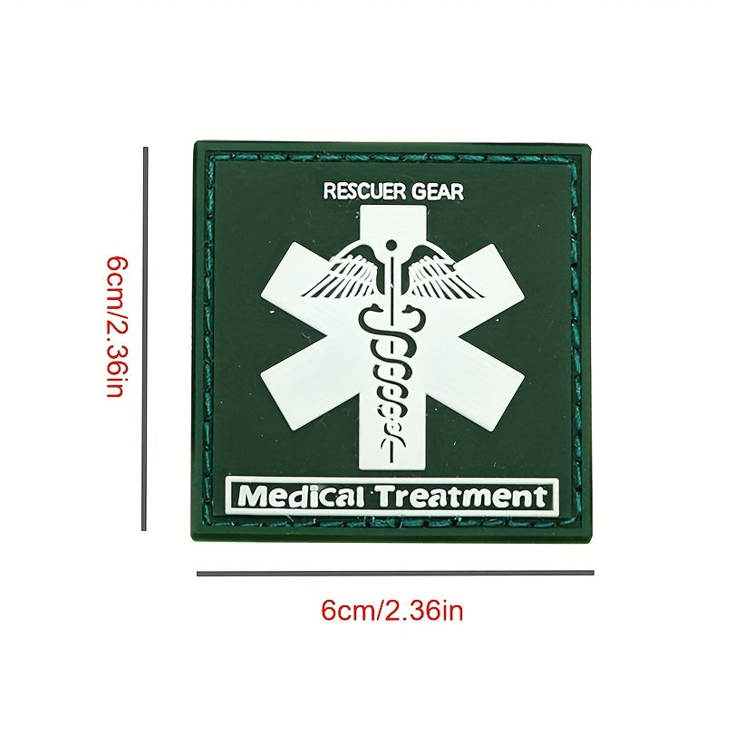 2pcs Foxhound Patch Embroidered Morale Patches with Hook and Loop Fasteners