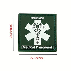 2pcs Foxhound Patch Embroidered Morale Patches with Hook and Loop Fasteners