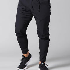 Men's Solid Thin Anti wrinkle Sports Pants