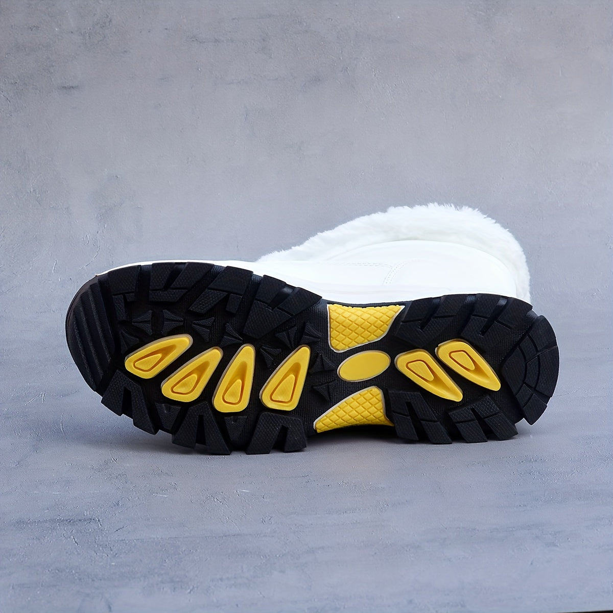 Women's Snow Boots Zipper Platform Comfortable Warm Outdoor Walking Shoes