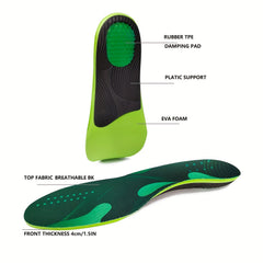 Plantar Fasciitis Arch Support Insoles - Relieve Arch Pain & Shock