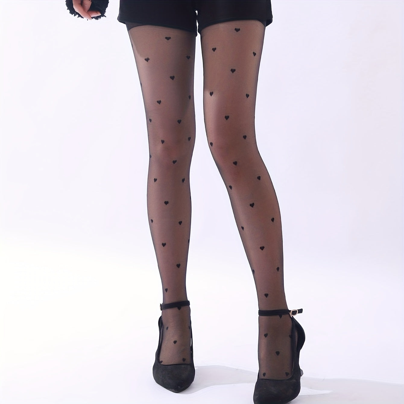 3 Pack High Waist Semi Sheer Pantyhose Women's Stockings