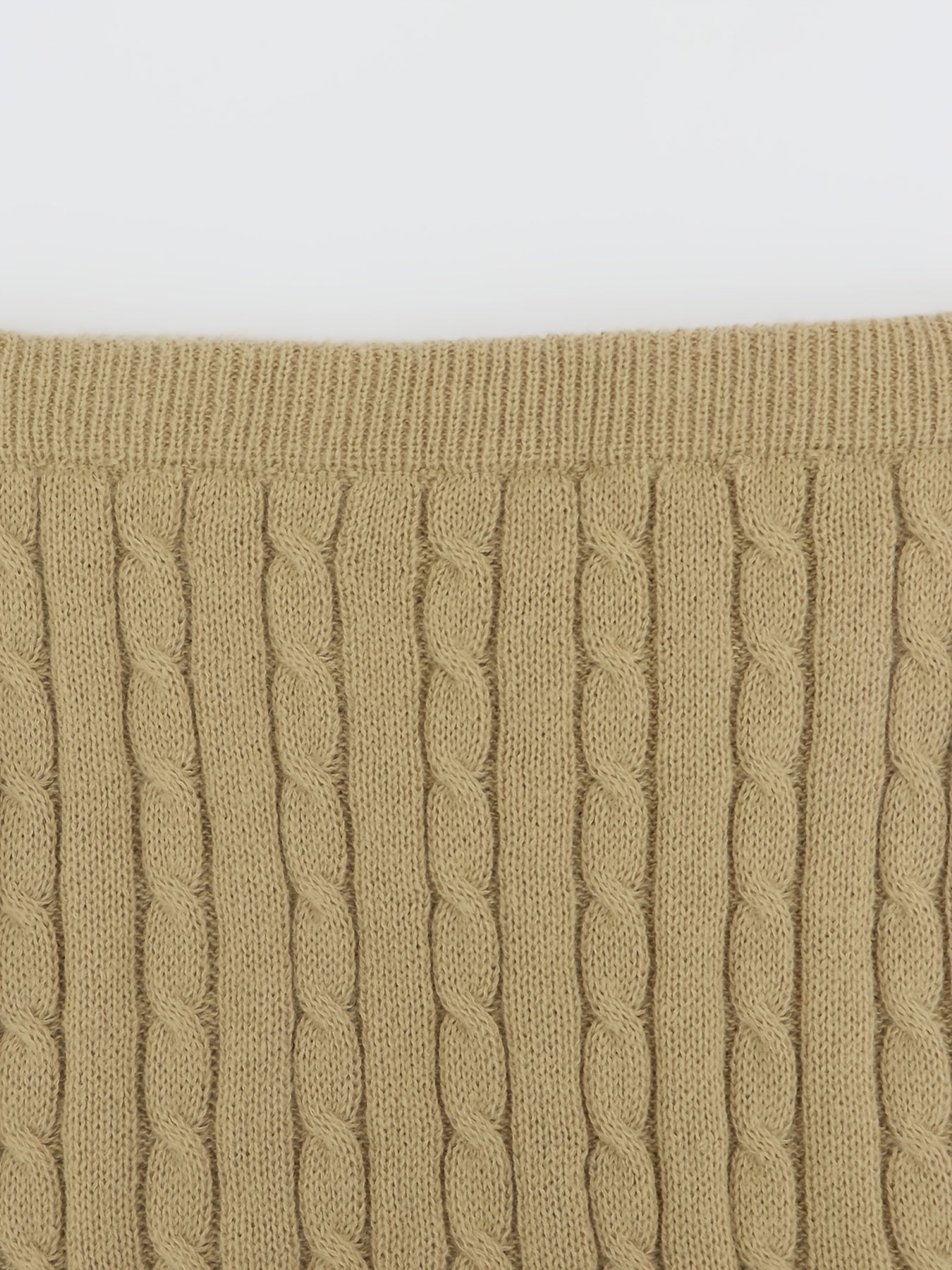 Casual Sweater & Skirt Set Round Neck Crop Sweater & Skirt Outfits