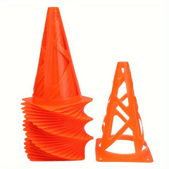 25pcs Soccer Ball Cones Agility Speed Training Equipment