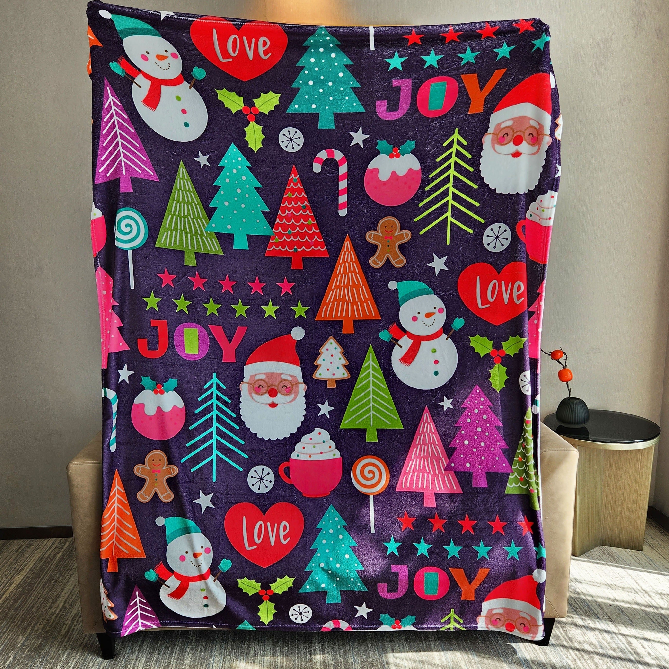 Soft Flannel Blanket Casual and Warm Outdoor Blanket