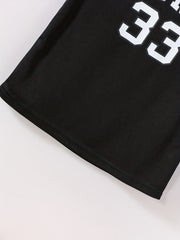 Kids Basketball Suit Set 33 Shirt & Shorts for Summer Training