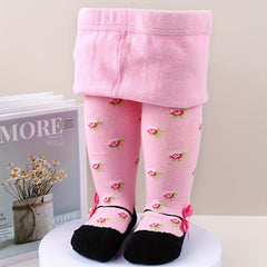 Cute Bow Pearl Baby Pantyhose, Non Slip Design
