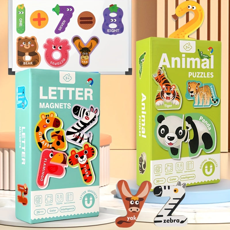 Magnetic Sticker Cognitive Toy Early Education Puzzle