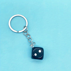 Resin Dice Keychain Mini Bag Gift Pendant