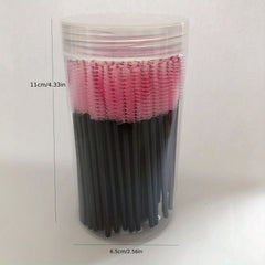 100pc Eyelash Brushes for Easy Mascara Application