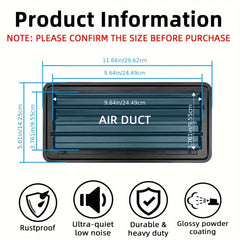 10x16x25 Floor Register Vent Cover Heavy Duty Metal Walkable Air Vents