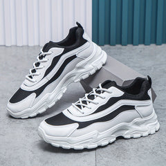 Men's Breathable Chunky Sneakers For Jogging Gym