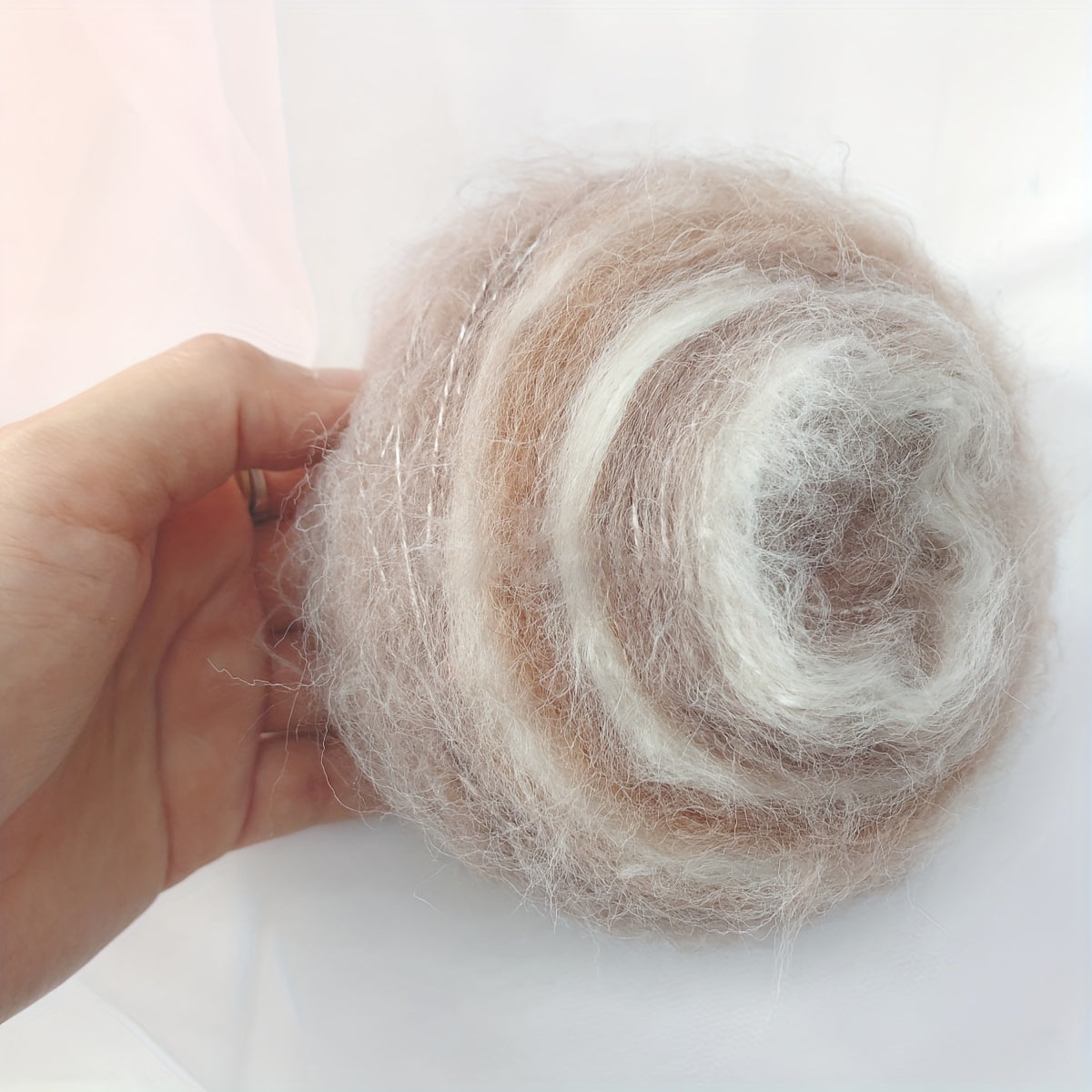 Colorful Mohair Wool for DIY Knitting Soft Gloves Hat Coat Scarf Doll Bag