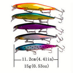 Slow Sinking Minnow Lure Bionic Jerkbait with Steel Bead