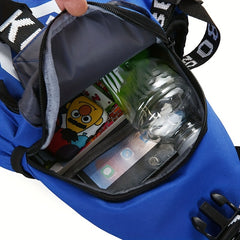 Kids Chest Bag Water Bottle Storage Boys Girls Sling Bag Card Money Holder
