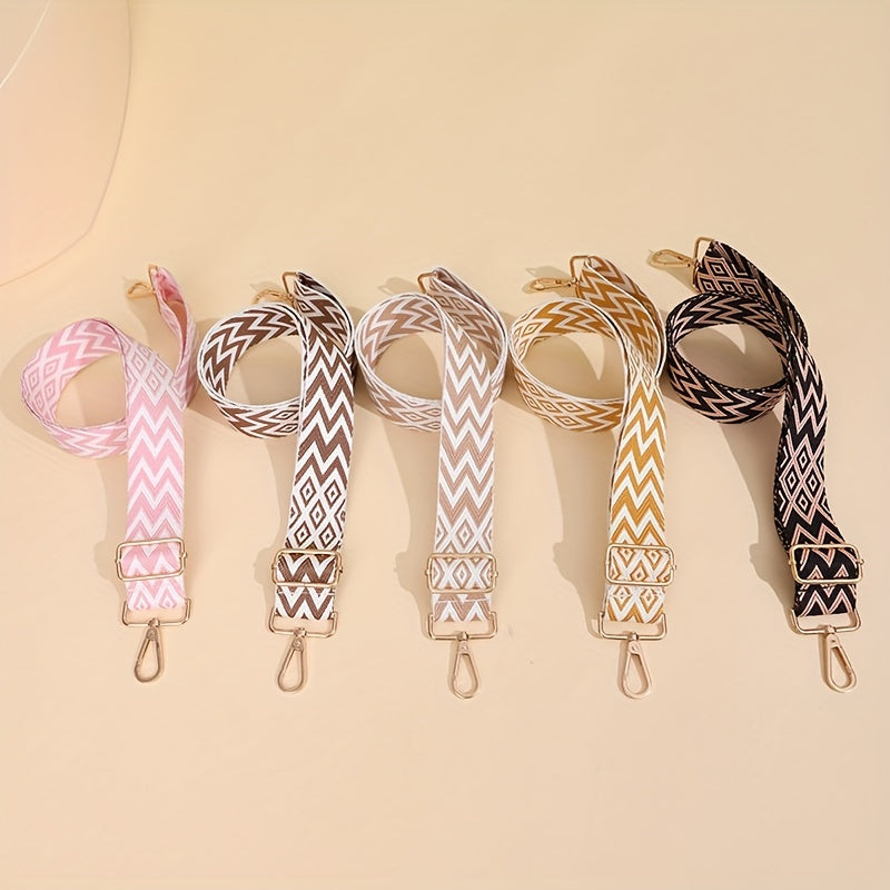 Adjustable Leopard Shoulder Bag Strap for Wide Purse