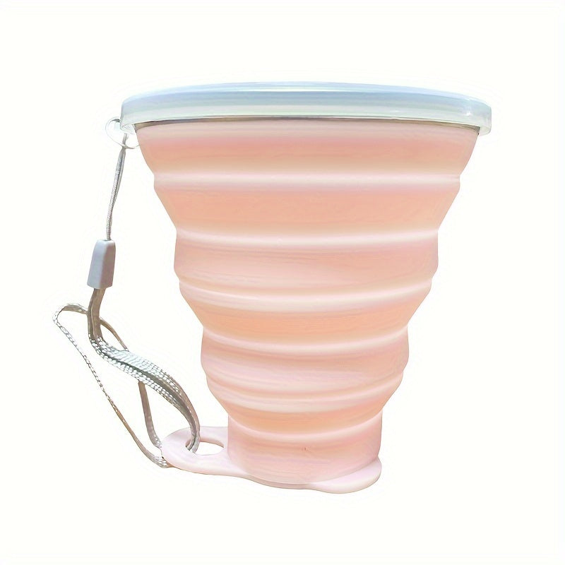 Silicone Folding Water Bottle Portable 180ml 320ml Outdoor Travel