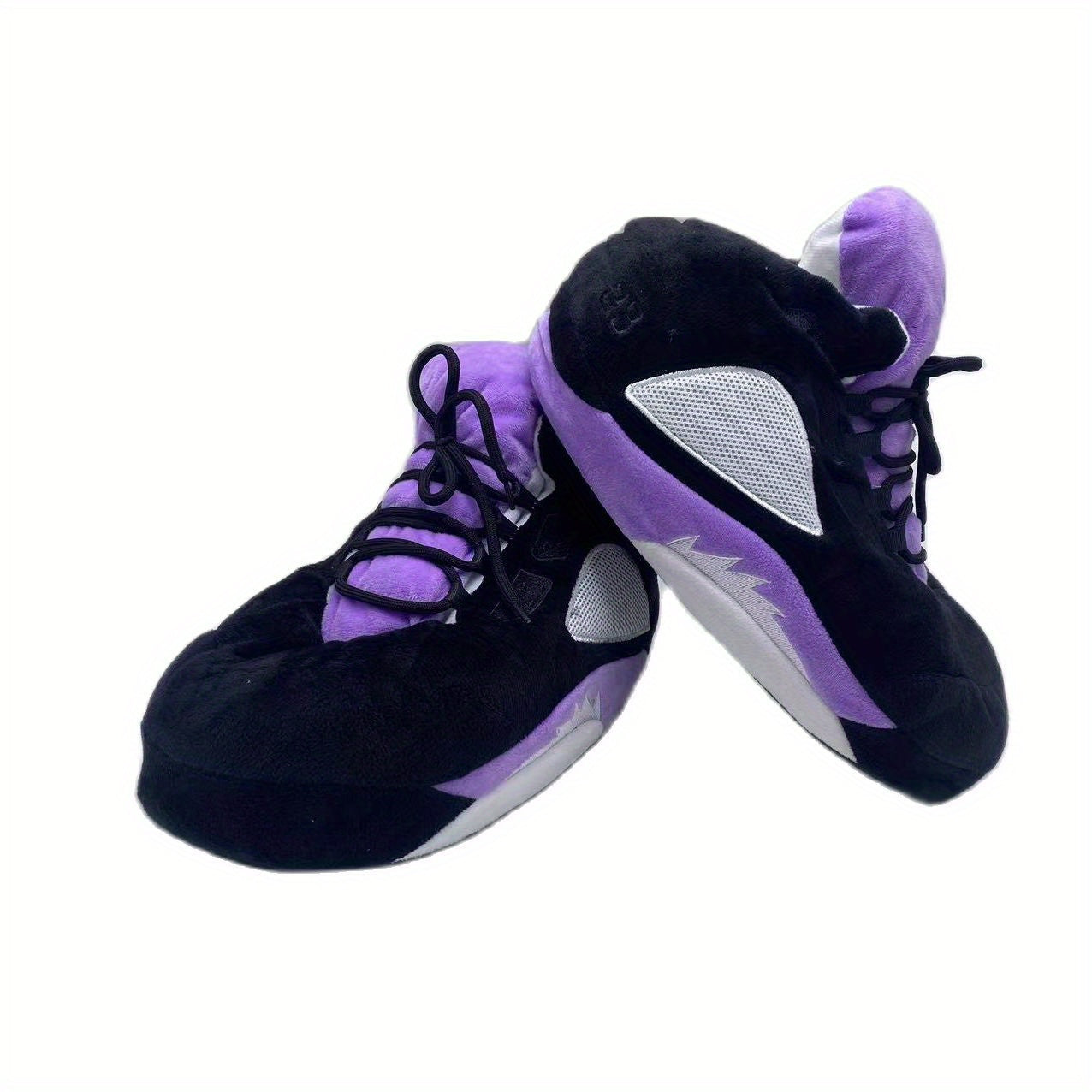 Men's Stylish Slippers Soft Cozy House Slippers Anti-skid Lace Up Shoes