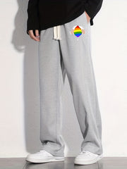 Pride Month Graphic Joggers Men's Casual Loose Fit Pants