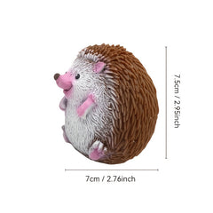 Fox Themed Squeeze Toy Pink Accents Realistic Cartoon Animal TPR Material