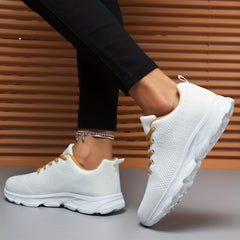 Women's Spring Summer Casual Shoes Fly Woven Breathable Sneakers